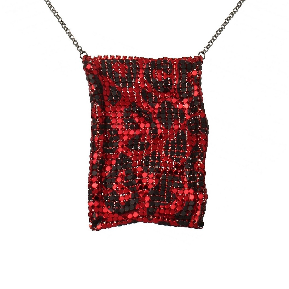 Betsey Johnson Glampire Neck Purse Necklace